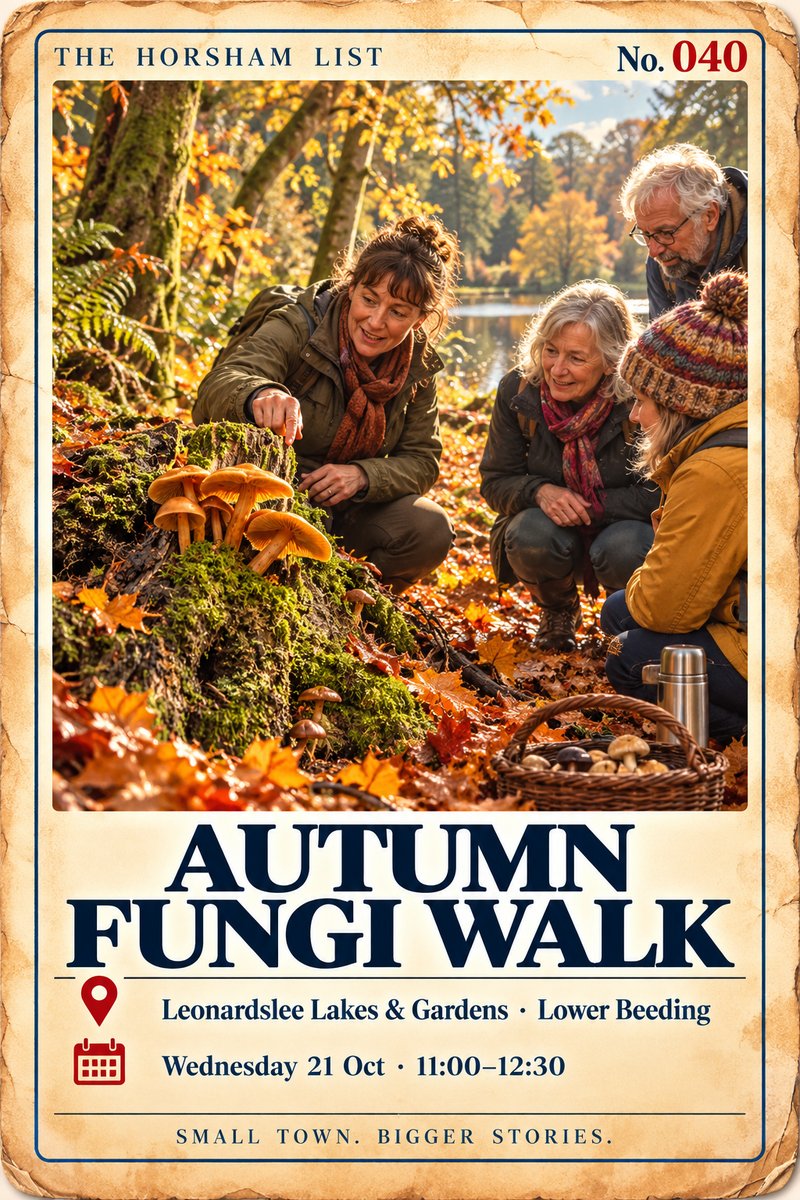 Card: Autumn Fungi Walk at Leonardslee